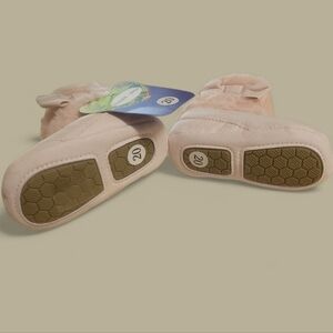 Cozy Pink Baby Booties